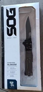New Never Used SOG SlimJim 7.4” Locking Blade Folding Knife -Discontinued - Picture 1 of 6