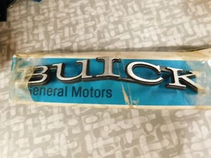 " BUICK" emblem 1973 Century  NOS part # 1242432 - Picture 1 of 6