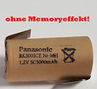 4 St. Akku Panasonic Sub-C 3050 Mah 1,2V Nimh Pappm. Mit Z Lötfahne Werkzeugakku