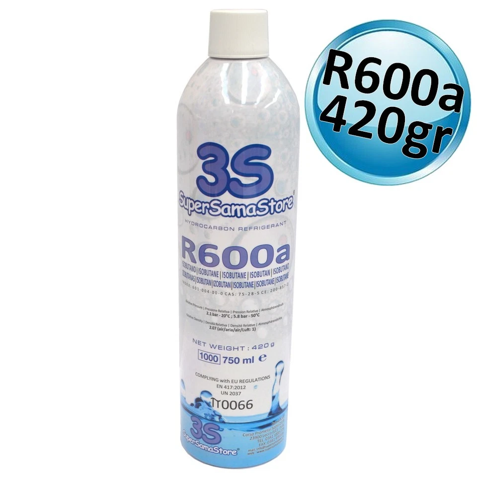 MARIEL Bombola gas refrigerante R600a da 420 gr