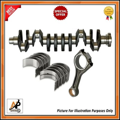 FOR LAND ROVER DT306 AJ20D6 CON ROD+CRANKSHAFT+MAIN & CONROD BEARING REBUILD KIT - Image 1 of 4