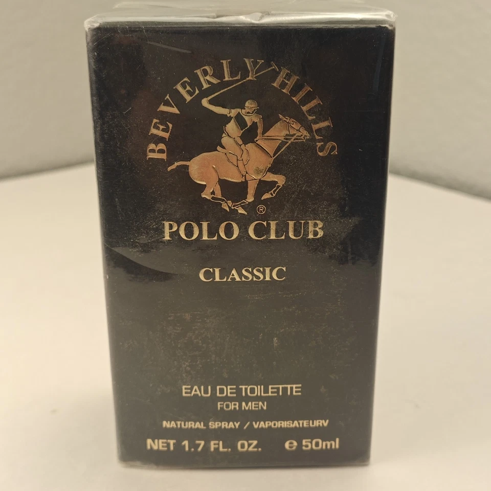 Beverly Hills Polo Club Classic Eau De Toilette for Men 1.7 Oz Factory