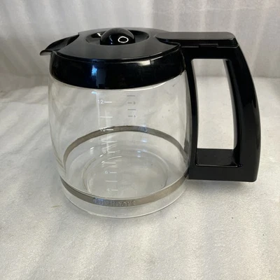 Cuisinart DCC-500 &2650 Programmable Coffee Maker Black, Carafe Pot 12 Cup + Lid - Image 1 of 4