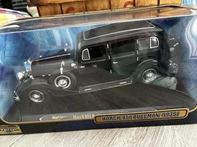 Ricko Horch 851 Pullman Die Cast Black Car 1935 in Box w/ Stand - Image 1 of 4
