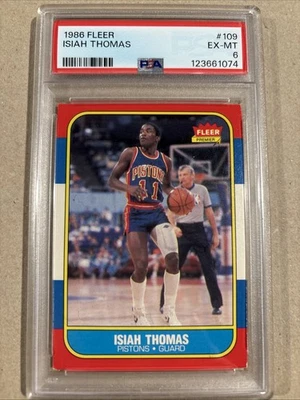 Fleer 1986-87 - Isiah Thomas #109 (RC) Foto 1 de 2