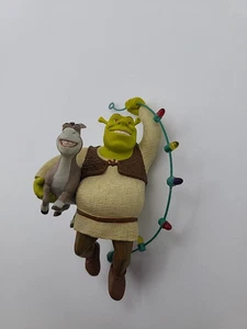 Hallmark Keepsake Shrek Deck the Swamp! w/Donkey 2007 Christmas Ornament NO BOX - Picture 1 of 3