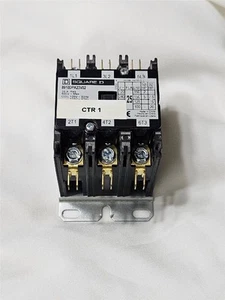 8910DPA23V02 Square D, Definite Purpose Contactor 25 Amp - 3 Pole - 120 V Coil - Picture 1 of 4