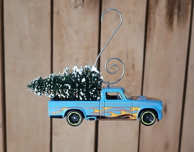 Ornamento de Natal personalizado Hot Wheels - 63 Studebaker Champ - Frota térmica 2015 - Imagem 1 de 4