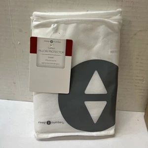 Sleep Number Cotton Pillow Protector White Standard Size 423999 - Picture 1 of 3