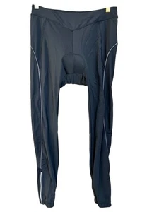 Baleaf Cycling Pants Womens Large Black Zip Ankle 2 Pockets Padded Compression - Picture 1 of 18