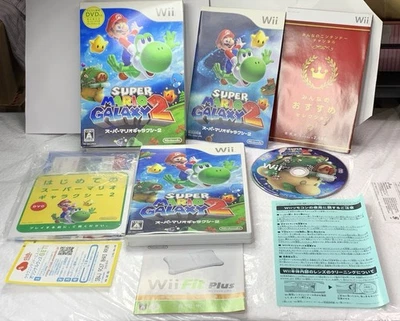 Nintendo Wii Super Mario Galaxy 2 Japanese Bundle With DVD Complete In Box  - Image 1 of 4