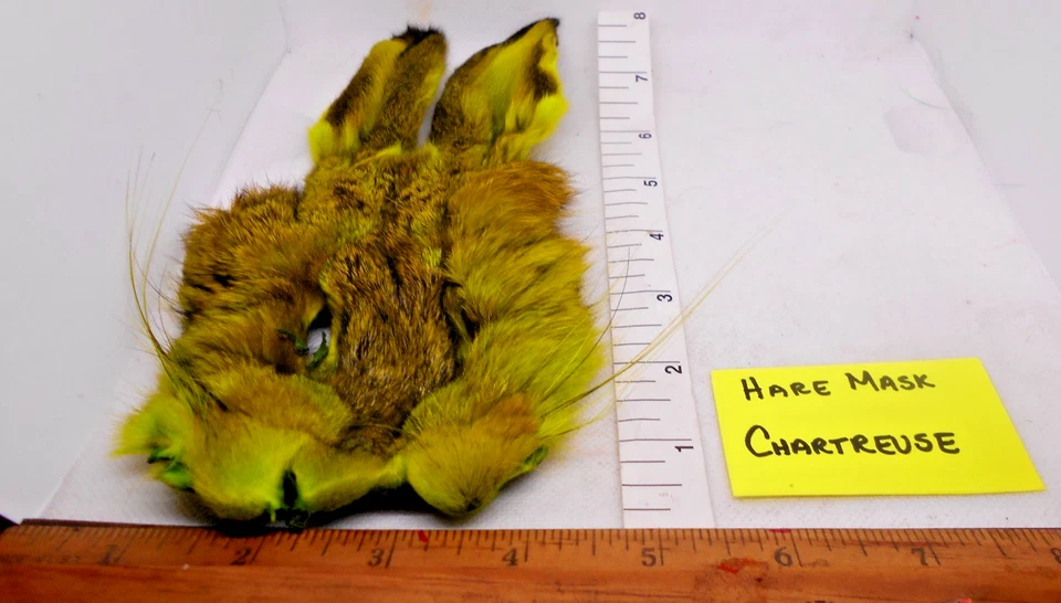 Máscara de liebre teñida para atar moscas en seco - 1 por paquete Foto 1 de 1