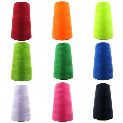 Polyester Overlocking Sewing Thread Spun 120's Price is for 4 x 5000yd Cones - Image 1 of 4