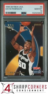 1996 SKYBOX USA BASKETBALL #8 DAVID ROBINSON HOF POP 3 PSA 10 - Picture 1 of 2
