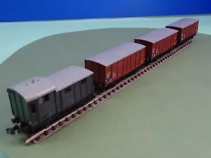 Minitrix Vagón Cubierto DB 4 Piezas Buen Estado 1:160 FL1059 - Imagen 1 de 7