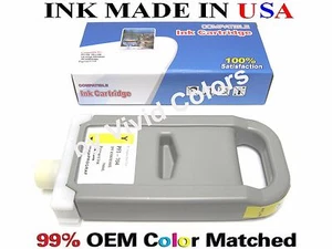 PFI-704 Nuevo Cartucho de Tinta Compatible para Canon ipf 8300 Canon PFI704 Amarillo - Imagen 1 de 2