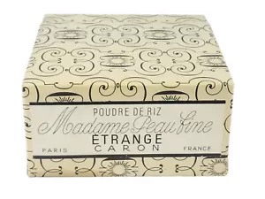 VINTAGE CARON MADAME PEAU FINE POUDRE DE RIZ ETRANGE POWDER  * SEALED BOX - Picture 1 of 7