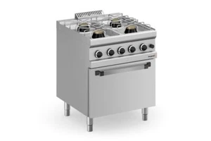 Bergman Profilline Plus 700 Gasherd Mit 4 Flammen & Gasbackofen - 34 Kw - Bild 1 von 1