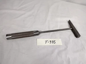 Vtg Cross Peen Steel Handle Hammer 8oz Machinist Jeweler Gunsmith Knurled Handle - Picture 1 of 13