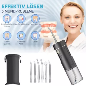 Munddusche Testsieger 2025 Munddusche Kabellos Reise Zahndusche Water Flosser DE - Bild 1 von 22