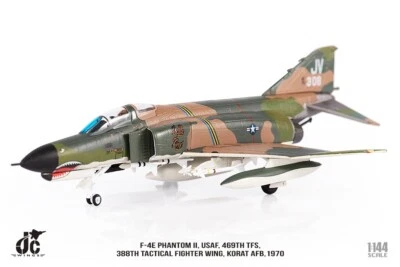 Modelo fundido a presión F-4 F-4E Phantom II 469th TFS, 388 TFW, Korat AFB USAF escala 1/144 Foto 1 de 4
