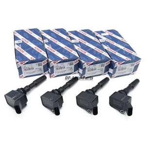 4PCS BOSCH Ignition Coil Spark Plug For Audi A1 A3 VW Golf Jetta EA211 1.4T 1.6 - Picture 1 of 6