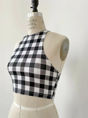 ⭕ 00s Vintage Experts Dissagree sujetador top: vestido rave sonrisa falda camisa pantalones y2k Foto 1 de 4