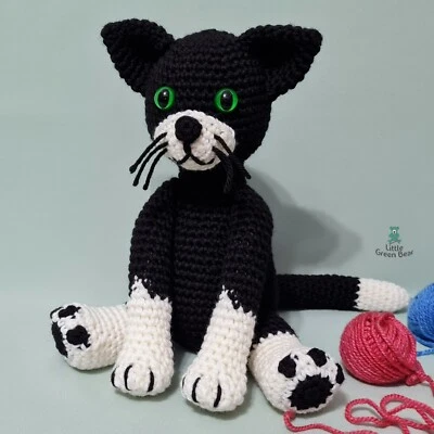 Printed Toy Crochet Pattern, Connie the Cat Crochet Pattern, Amigurumi Pattern - Image 1 of 4
