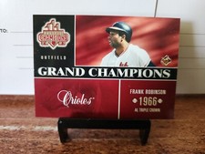 2003 Donruss Champions Grand Champions FRANK ROBINSON #GC-8 HOF Insert Card