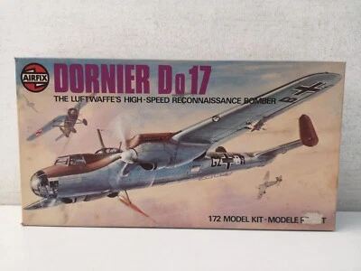Dornier D o 17 Luftwaffe Bomber Kit Airfix Series 4 04014-1 Scala 1/72 ZR-T44 - Immagine 1 di 4