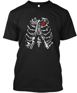 Mechanic Skeleton Halloween Women T-Shirt Made in the USA Size S to 5XL - Picture 1 of 1