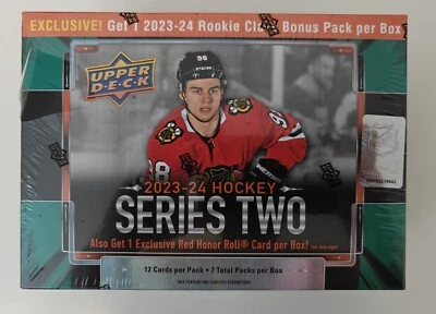 2023-24 Upper Deck Series 2 NHL Hockey Mega Box Bedard RC? New READ DESCRIPTION - Image 1 of 2