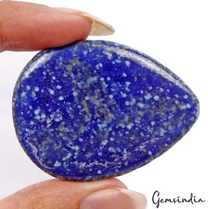 95,10 quilates Natural Azul Oro Pirita Lapislázuli Pera Suelta Enorme Tierra Extraída Gema - Imagen 1 de 6