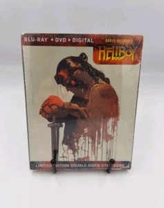 Hellboy (Blu-ray + DVD) Limited Edition Double Sided Steelbook Lionsgate - Picture 1 of 4