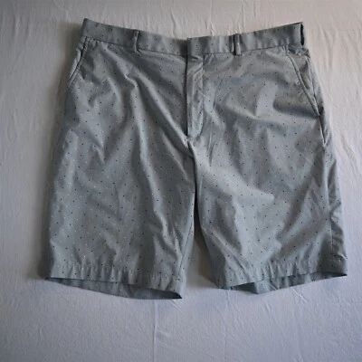 Pantalones Cortos de Golf Walter Hagen 40x10" Gris All Over Star Frente Plano Rendimiento para Hombres Foto 1 de 4