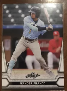 2021 LEAF Multi-Sport White WANDER FRANCO RC #10 Tampa Bay Rays - Picture 1 of 2