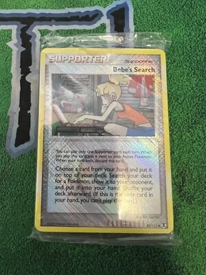Pokemon SEALED Bebe's Search 89/111 May 2010 League Holofoil Promo Pack!! - Image 1 of 2