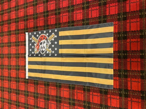 Brand New Pittsburgh Pirates flag 3 foot by 5 foot Cover