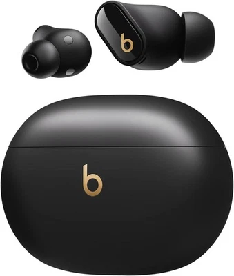 Beats Studio Buds+ True Wireless Noise Cancelling Ohrhörer MQLH3LL/A - Schwarz/Gold - Bild 1 von 4