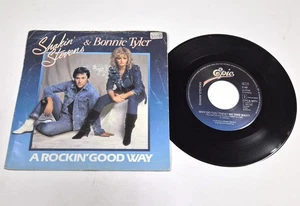 Shakin’ Stevens & Bonnie Tyler – A Rockin’ Good Way – 7" Vinyl – 1983 – NM - Imagen 1 de 4