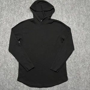 BYLT Hoodie Herren Medium schwarz grau leicht Performance Drop-Cut Langarm - Bild 1 von 13