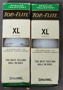 2 Vintage Top Flight Golfball Pakete NEU 6 Bälle insgesamt - Bild 1 von 4