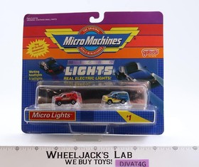 Micro Lights Collection #1 Micro Machines Galoob 1989 Vintage MOSC