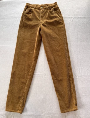 LAUREN Ralph Classic Straight Stretch Corduroy Pants 6 Long Brown Copper 26x31 - Image 1 of 4