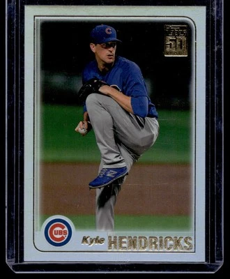 2021 Topps Archives #234 Kyle Hendricks Rainbow Foil #/150 - Image 1 of 2