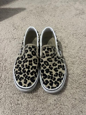 Zapatillas sin cordones con estampado de leopardo VANS talla M/6W/7,5 Foto 1 de 4
