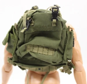 1/6 Scale Green Backpack For 12" Figures 1:6 (NO FIGURE) - Picture 1 of 5