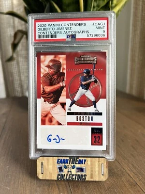 2020 Panini Contenders No. CA-GJ Gilberto Jimenez Autograph PSA 9 Mint Auto! 🔥 - Image 1 of 3