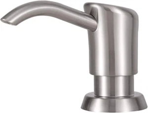 Built in Sink Soap Dispenser or Lotion Dispenser for Kitchen Sink, Brushed Nicke - Picture 1 of 12