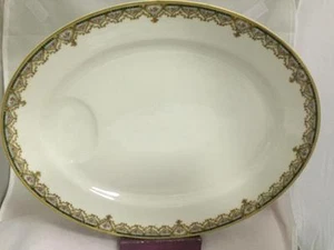 Theo Haviland France Schleiger 617b Meat Serving Platter 11" Limoges Roses - Picture 1 of 1